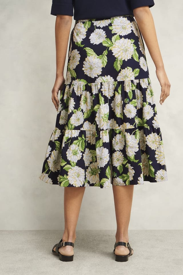 Hobbs London Hobbs London Women's Dorothea Skirt in Navy - 3