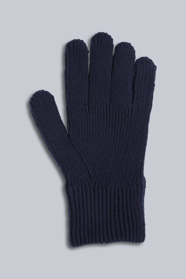 Animal Animal Men's 'Rowan' Warm Comfortable Lightweight Knitted Outdoor Winter Gloves in Navy - 3