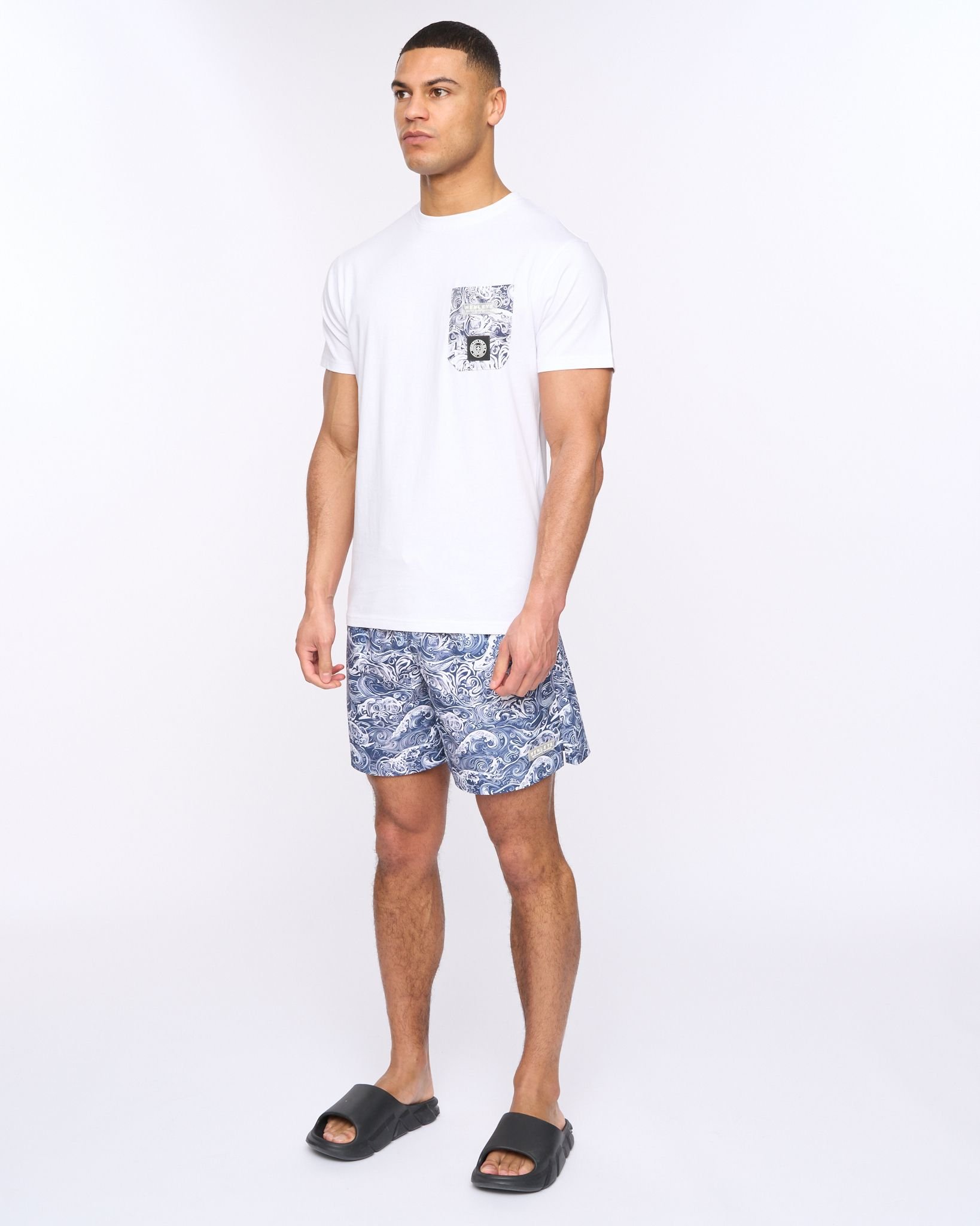 Henleys Henleys Men's Henwave Swim Shorts in Navy - 2