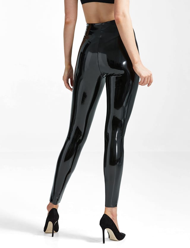 COMMANDO COMMANDO Women's Faux Patent Leather Leggings in Black - 2