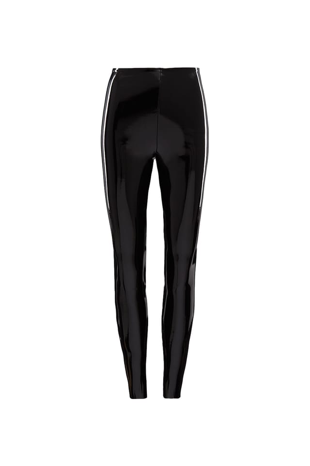 COMMANDO COMMANDO Women's Faux Patent Leather Leggings in Black - 3