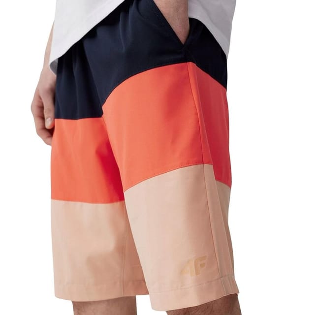 4F 4F Men's SS23UBDSM024 Swim Shorts in Dark Red - 3