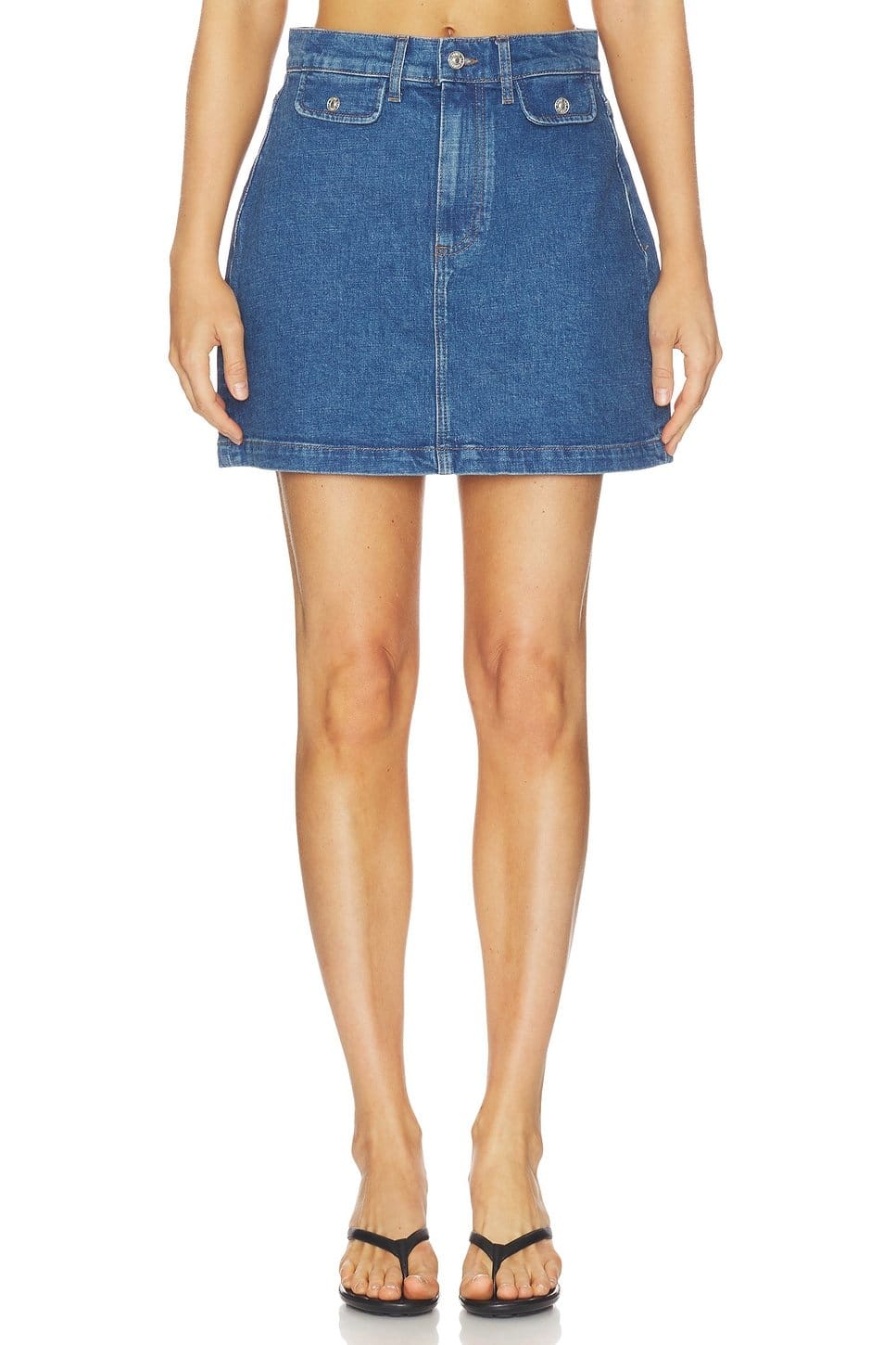 Revolve Laguna Denim Mini Skirt by PAIGE