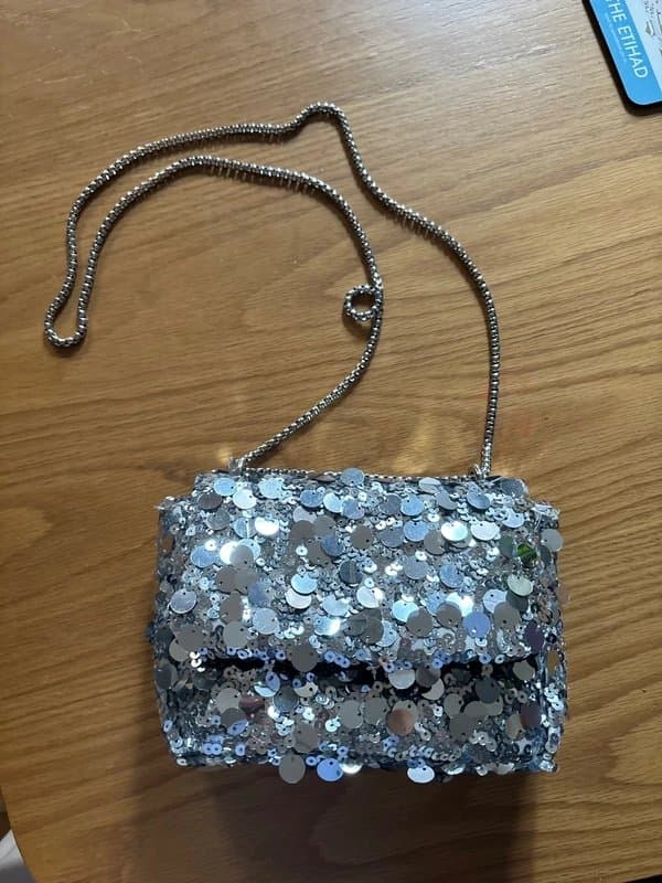 New Look New look sequin shoulder bad