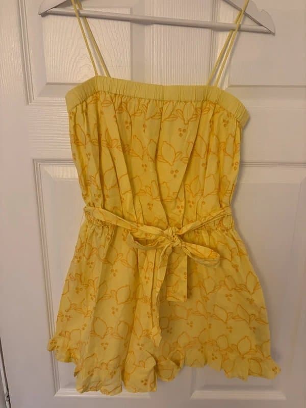 ASOS ASOS lemon summer holiday playsuit size 10