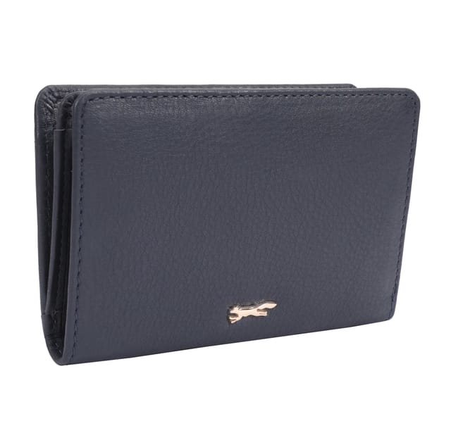 Paul Costelloe Paul Costelloe Women's Solidago Leather Purse in Navy - 2