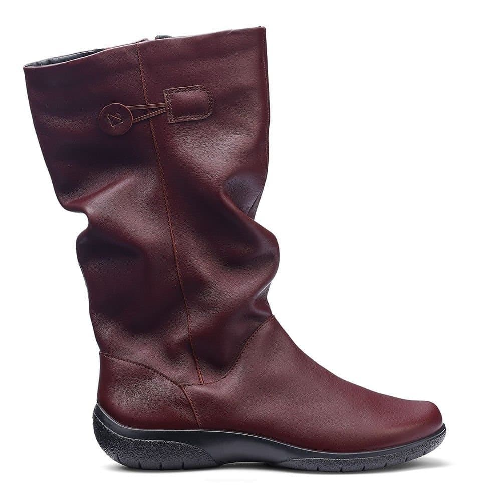 Hotter Hotter Women's Wide Fit 'Derrymore II' Mid Calf Boots in Maroon