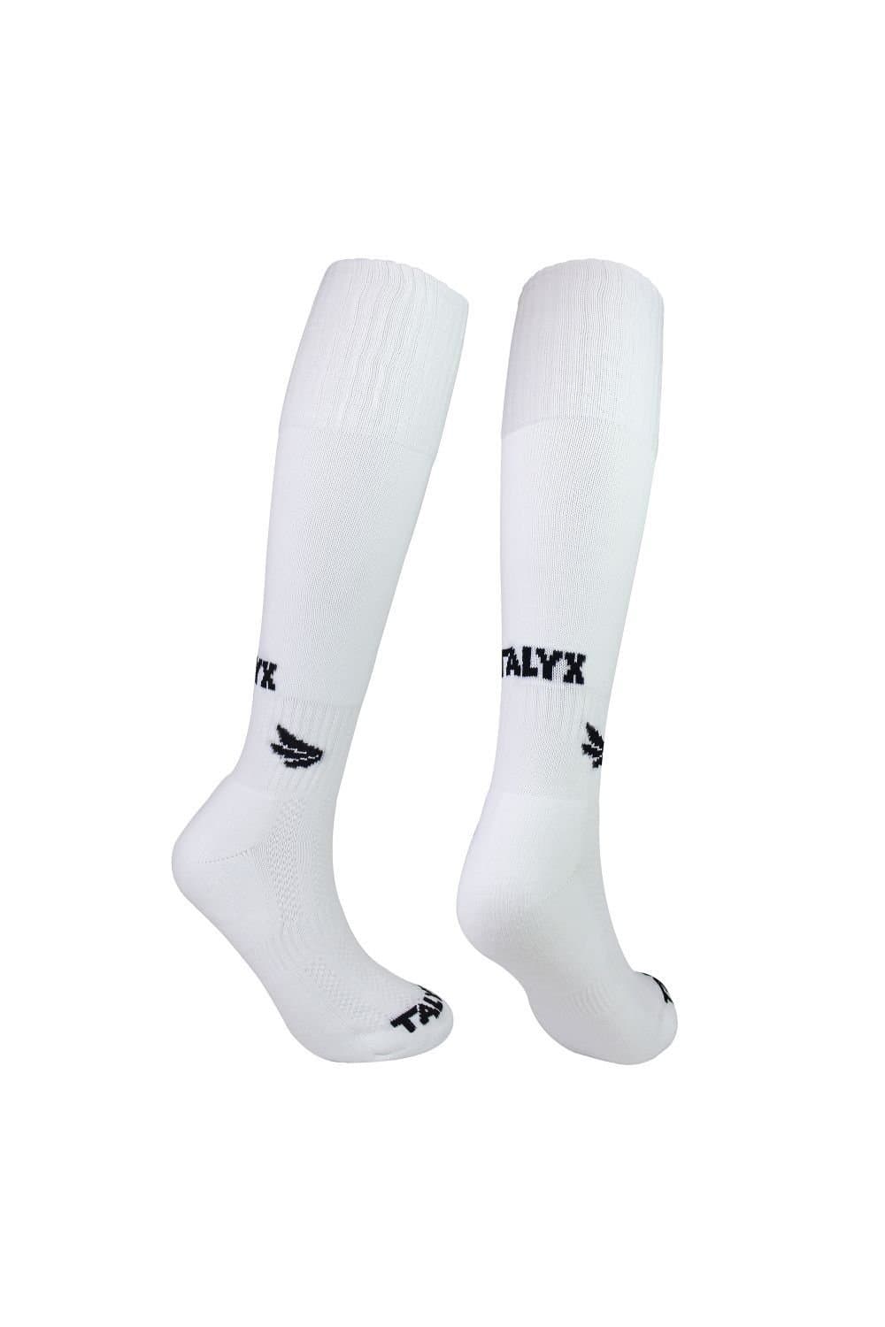 TALYX TALYX Men's 1 Pack Cushioned Moisture Wicking Football Socks in White