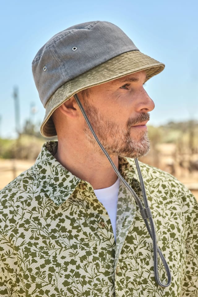WoolOvers WoolOvers Men's Men's Contrast Bucket Hat - 3