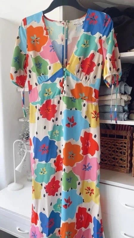 Never Fully Dressed Never Fully Dressed Floral Midi Tea Summer Dress