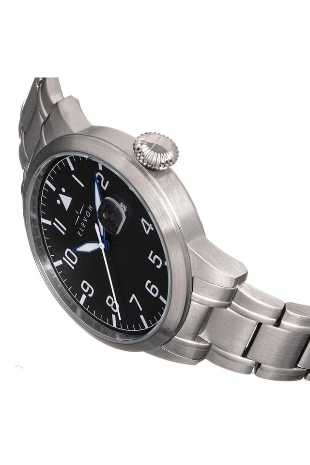 Elevon Elevon Men's Stealth Bracelet Watch with Date in Black - 3