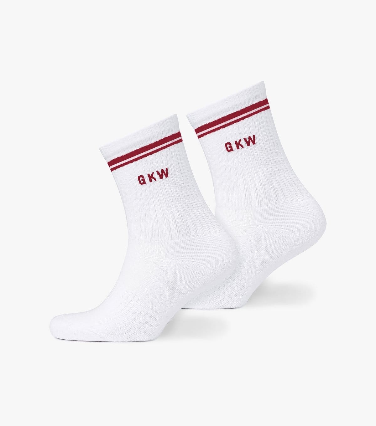 Gym King Women's Pack of 3 White Tipping Crew Socks Gym King New Look - 4
