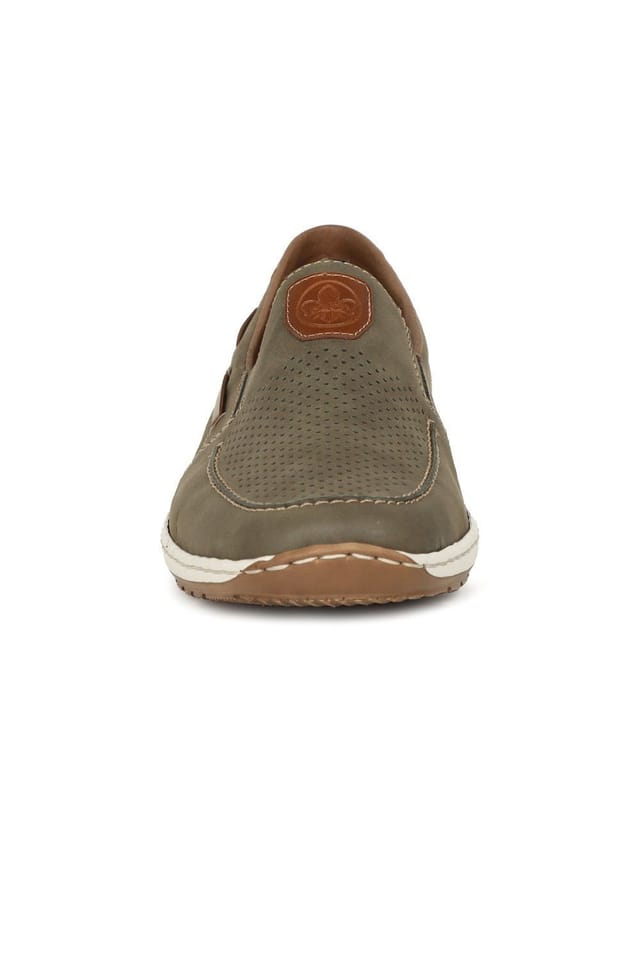 Rieker Rieker Men's 'Mariner' Slip On Boat Shoes in Khaki - 3