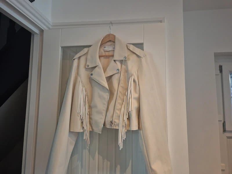 ASOS Asos tassel leather jacket