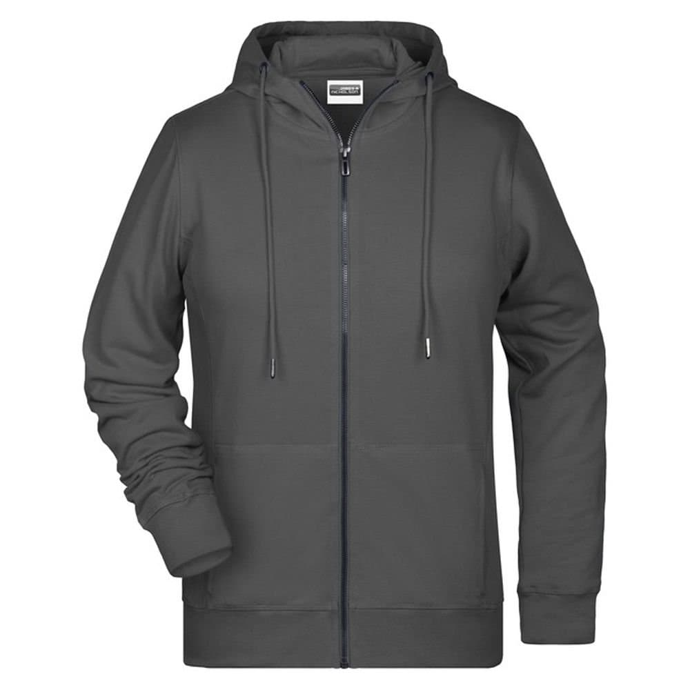 James and Nicholson James and Nicholson Women's Full Zip Hoodie in Dark Green