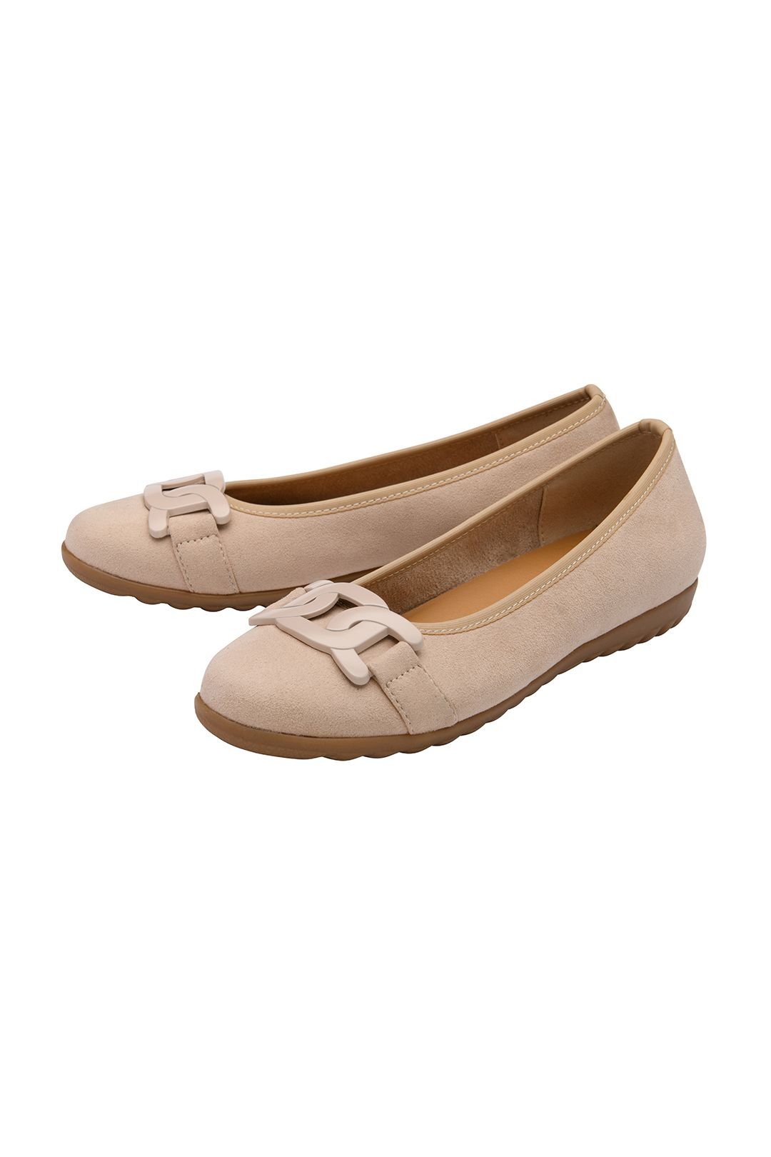 Lotus Lotus Women's 'Eleni' Textile Ballerina Shoes in Natural - 2