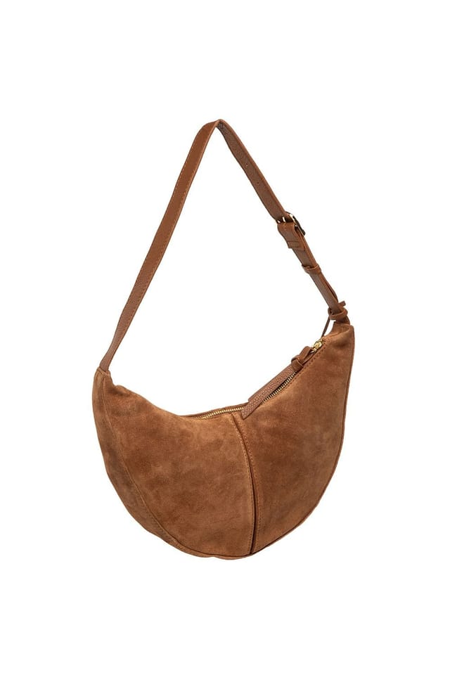Pure Luxuries London Pure Luxuries London Women's 'Johanna' Suede Evening Bag in Tan - 3