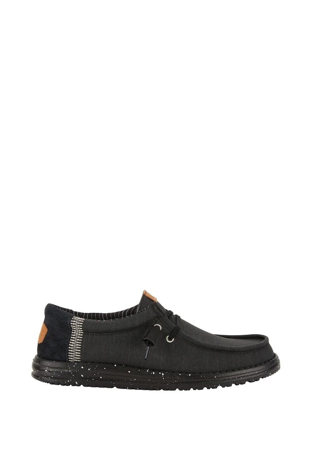 Hey Dude Hey Dude Men's Wally Elevated Basics Shoes in Black - 4