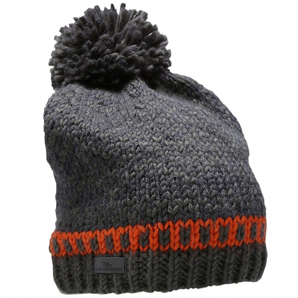 4F 4F Men's H4Z22 Beanie in Grey