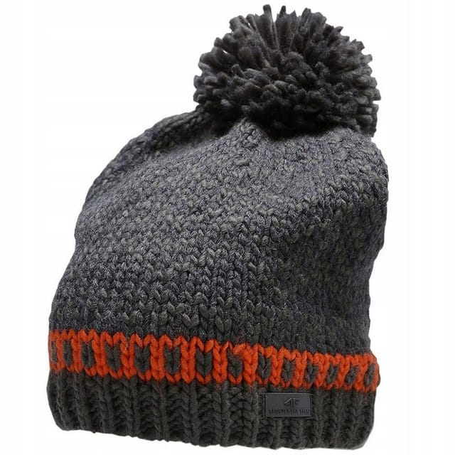 4F 4F Men's H4Z22 Beanie in Grey - 2