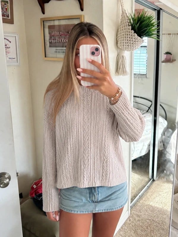 New Look Beige Knit Jumper