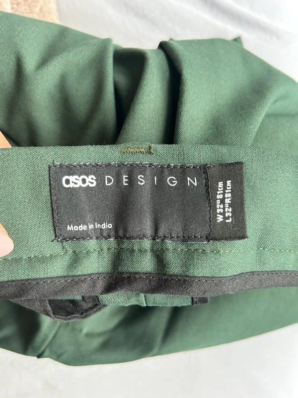 ASOS Design ASOS Design Skinny Suit Trousers in Forest Green