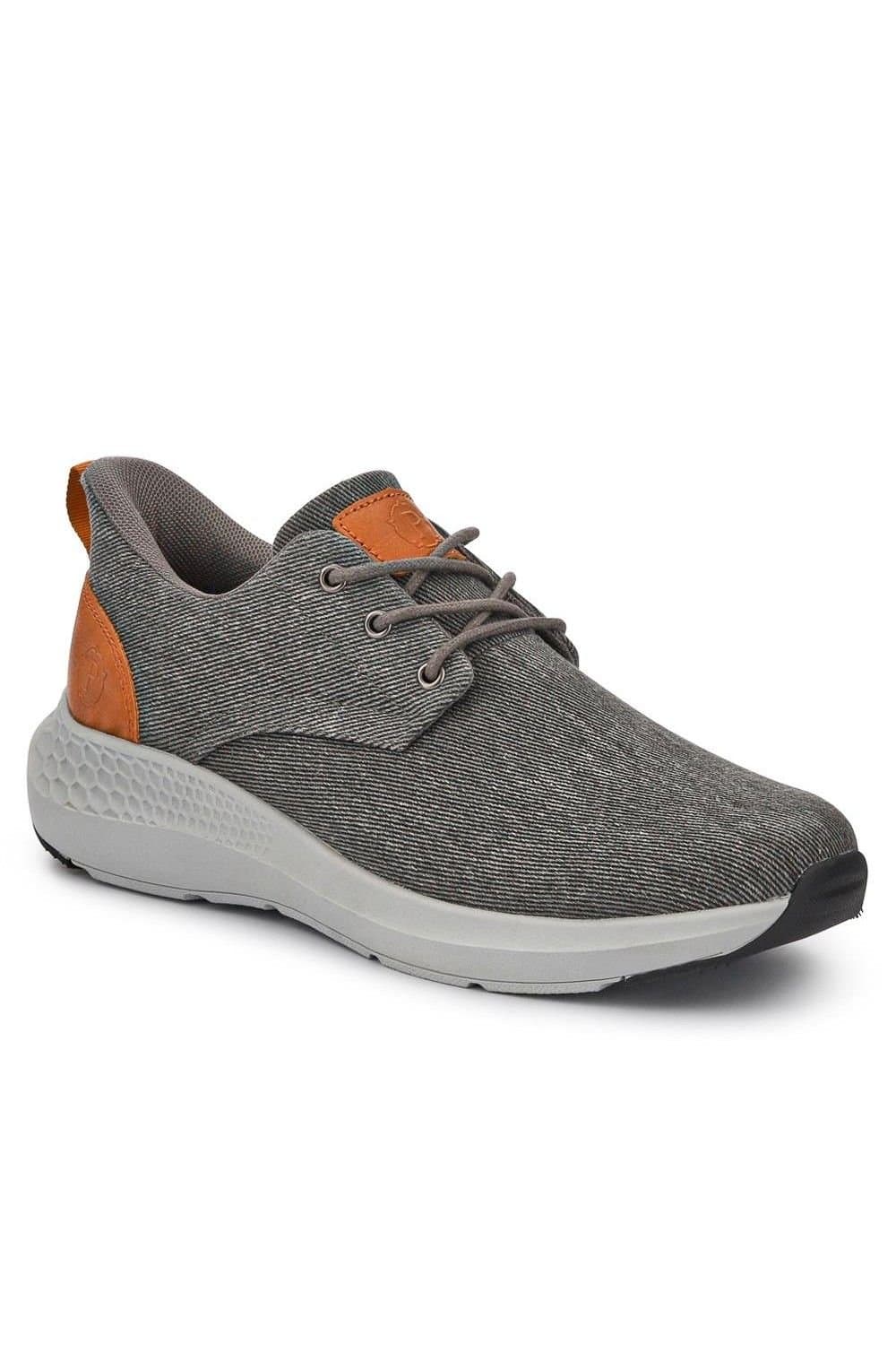 Pavers Pavers Men's Easy Step In Wide Fit Lightweight Trainers in Grey