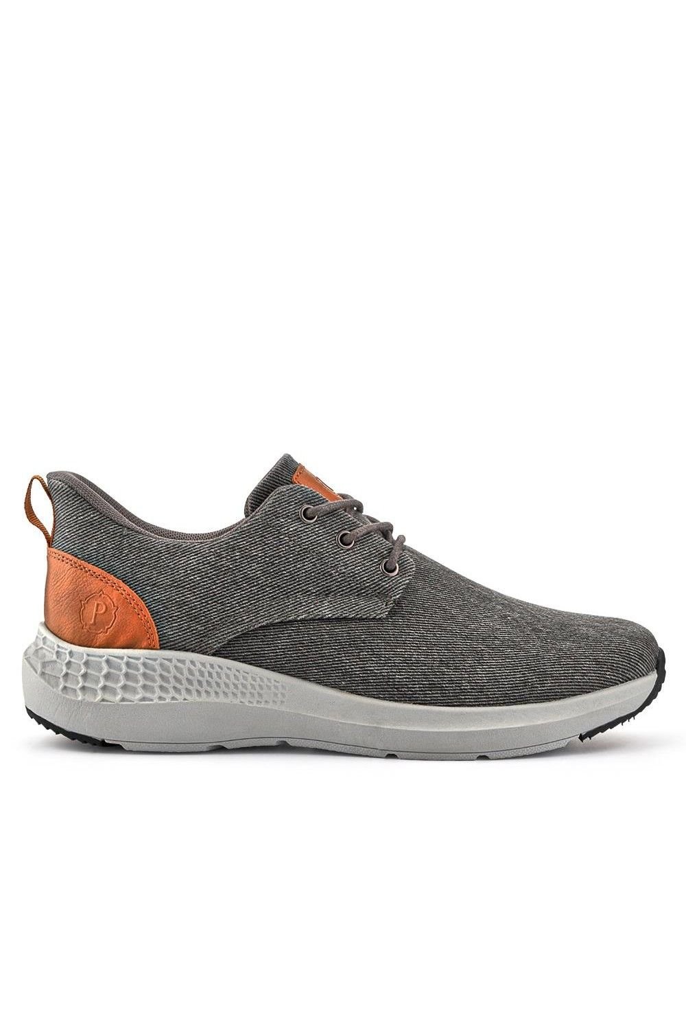 Pavers Pavers Men's Easy Step In Wide Fit Lightweight Trainers in Grey - 2