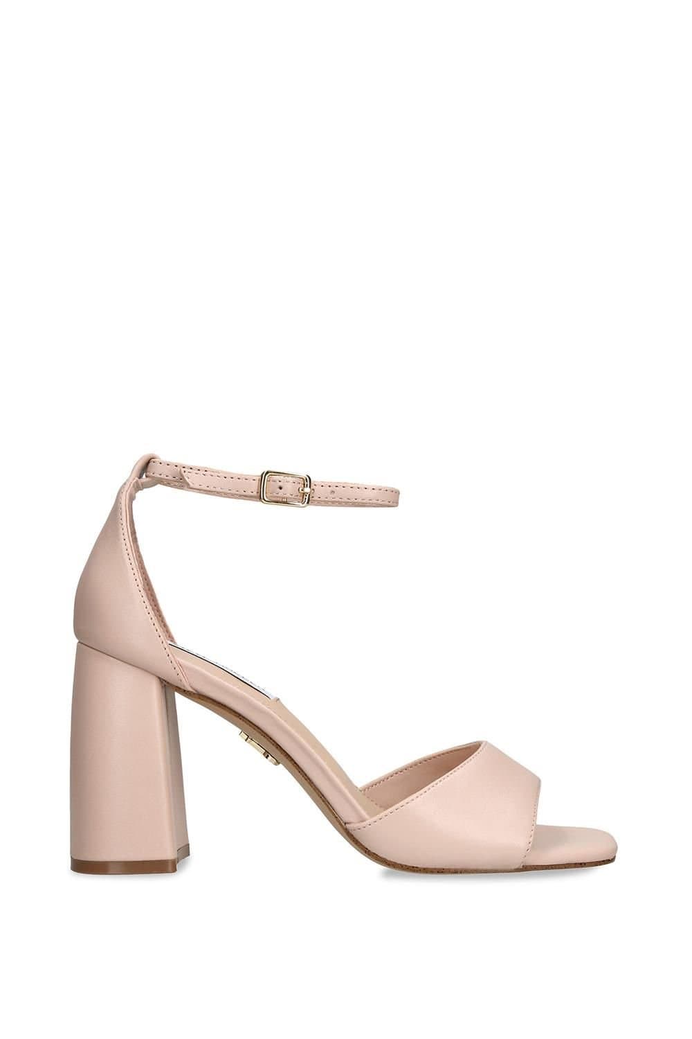 Steve Madden Steve Madden Pale Pink Leather Heels