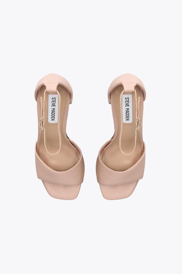 Steve Madden STEVE MADDEN Women's 'Missty Blush' Leather Heels in Pale Pink - 2