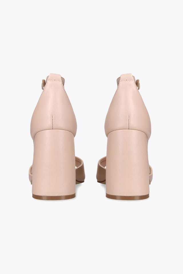 Steve Madden STEVE MADDEN Women's 'Missty Blush' Leather Heels in Pale Pink - 3