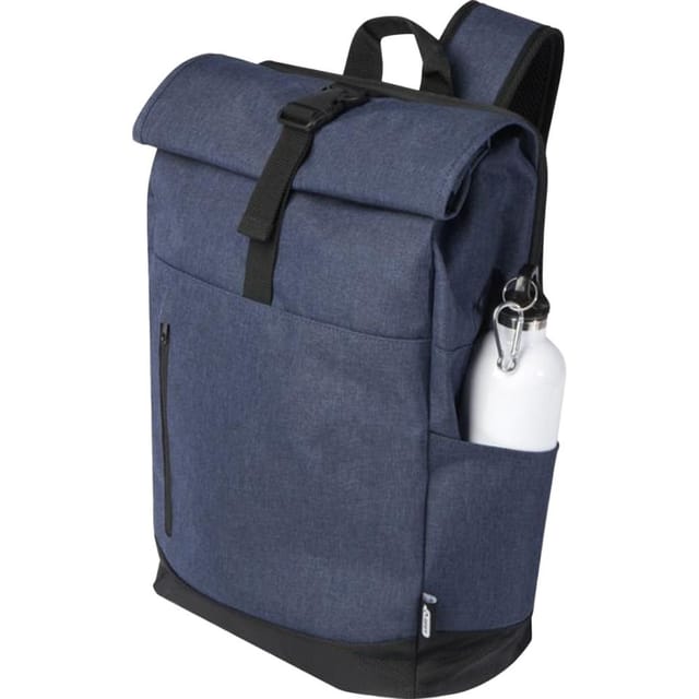 Avenue Avenue Men's Hose 15.6" Roll Up Laptop Bag in Dark Navy - 3