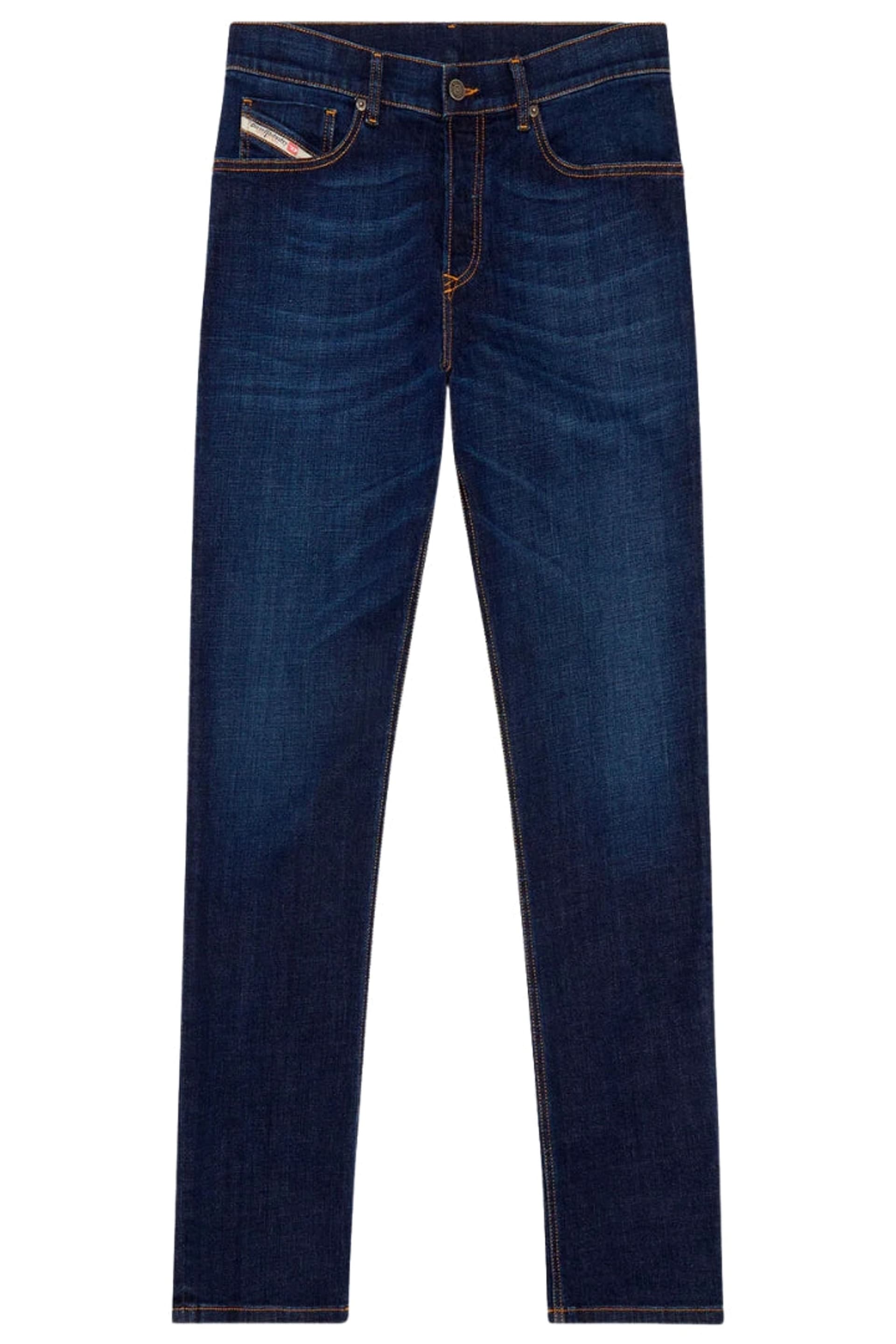 Diesel Diesel Men's D-finitive Button Fly Jeans in Dark Blue