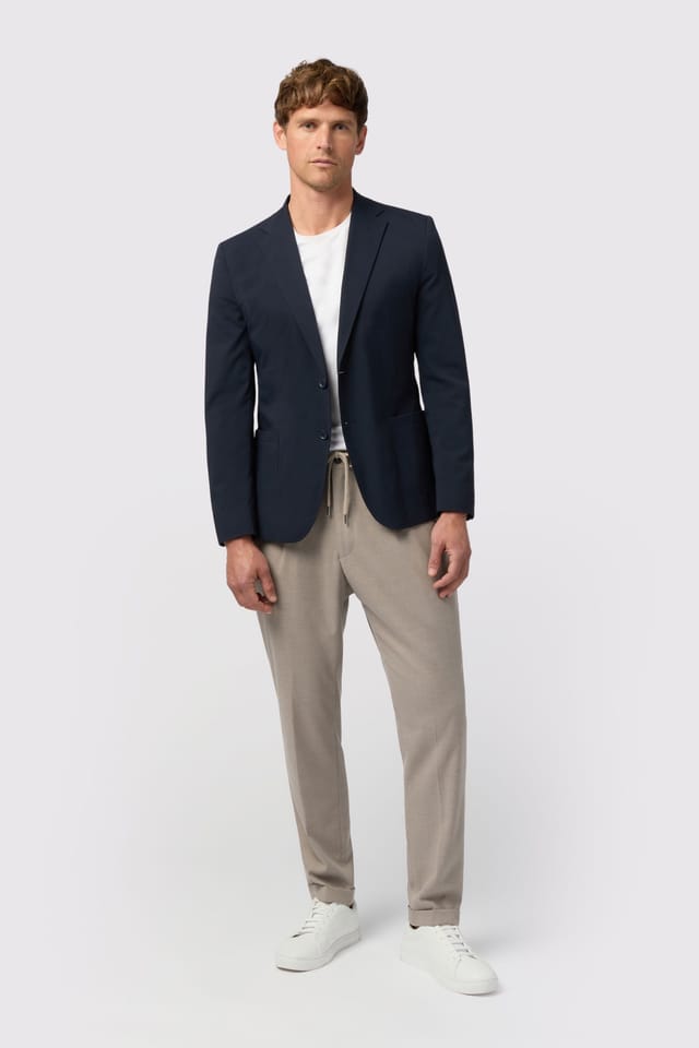 Melka Melka Men's Textured Blazer in Navy - 2
