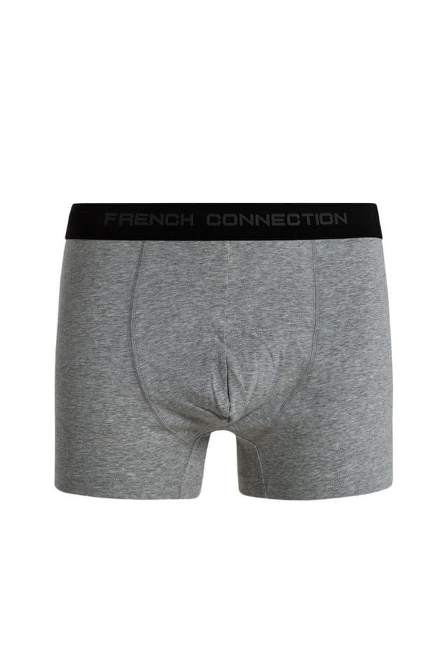 French Connection French Connection Men's 5 Pack Cotton Stretch Boxers in Charcoal - 3