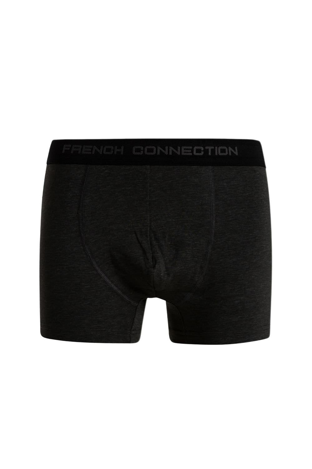 French Connection French Connection Men's 5 Pack Cotton Stretch Boxers in Charcoal - 4