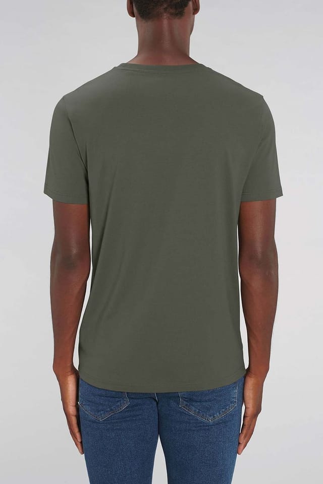 British Boxers British Boxers Men's "Khaki" 100% Cotton T-Shirt in Khaki - 3