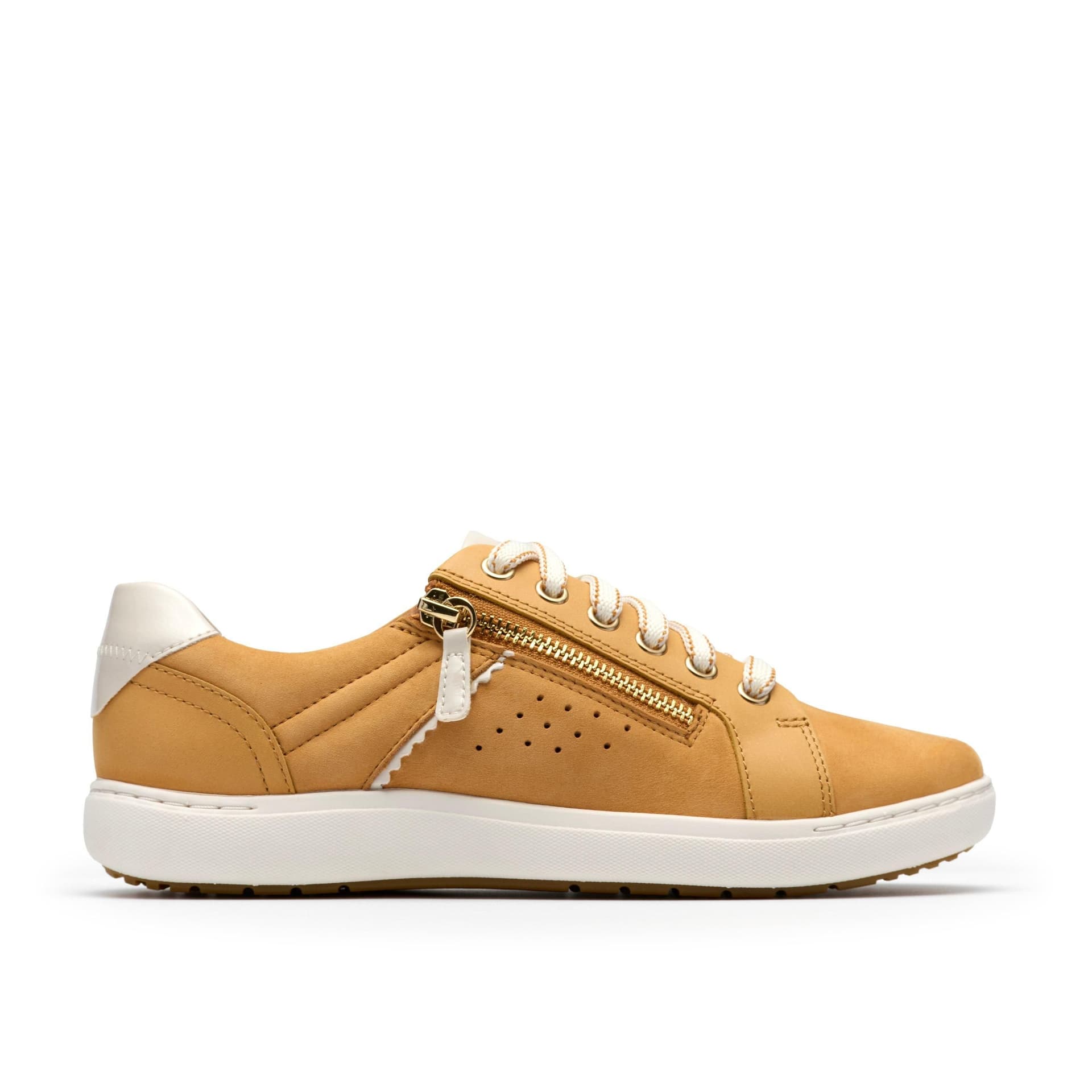 Clarks Clarks Women's Nalle Zen Yellow Nubuck Trainers