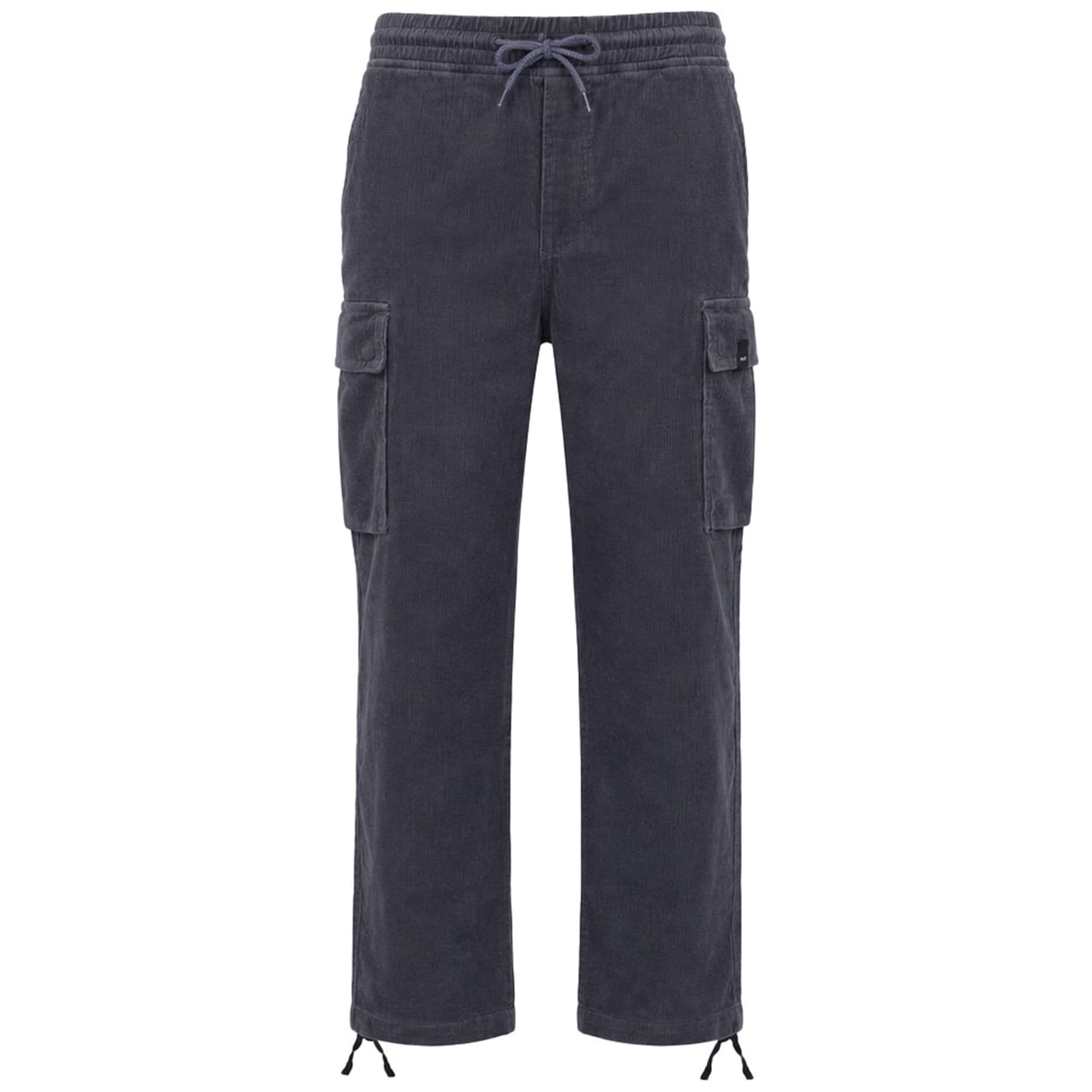 Nicce Nicce Men's Line Cord Dark Grey Pants