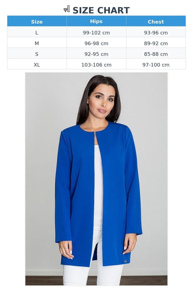 Love Lace Love Lace Women's Delicate Feminine Finish Lightweight Coat in Blue - 3