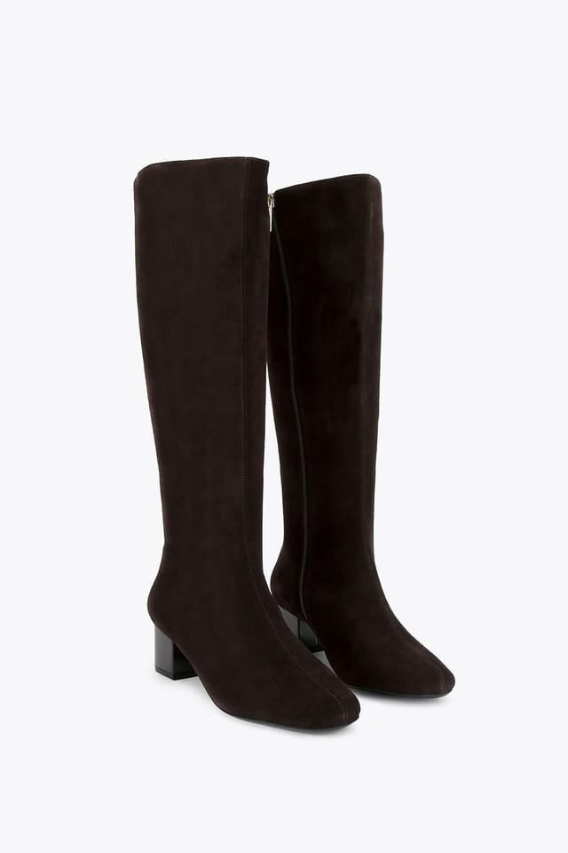 Carvela Carvela Women's 'Cleo Knee' Suede Boots in Brown - 2