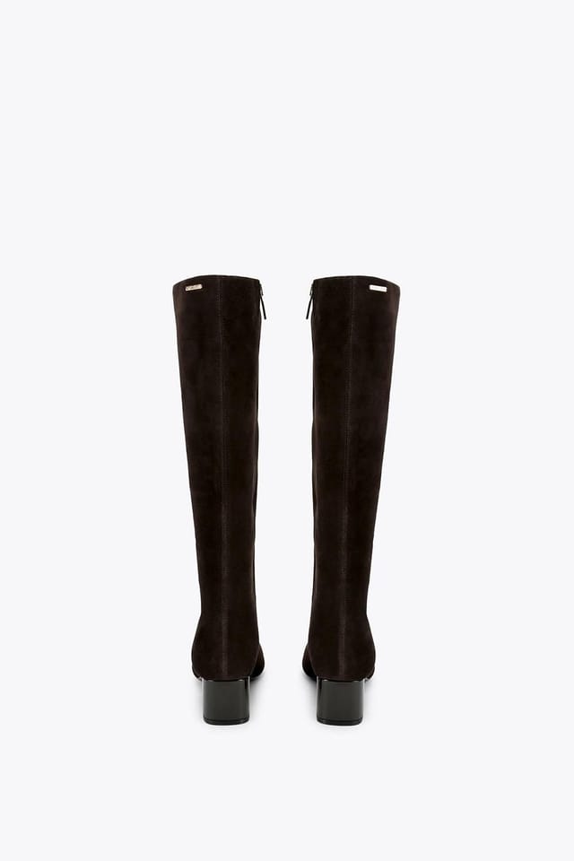 Carvela Carvela Women's 'Cleo Knee' Suede Boots in Brown - 3