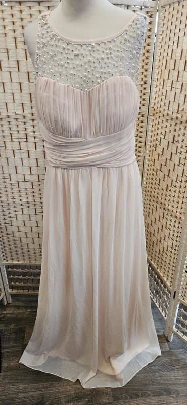 Little Mistress Little Mistress Embellished chiffon occasion dress size 18