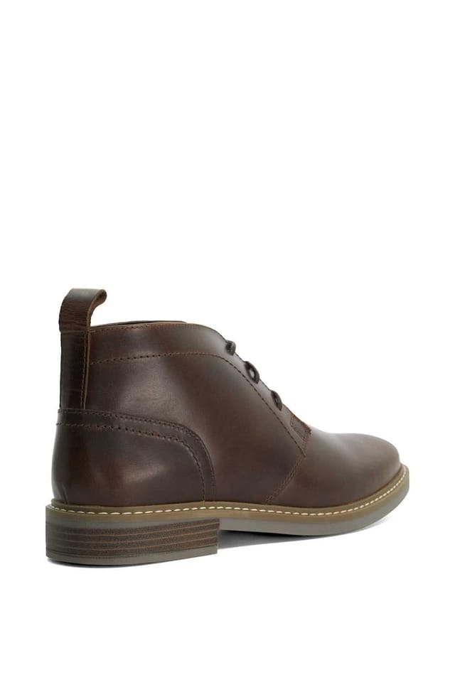 Dune London Dune London Men's 'Clydelly' Leather Chukka Boots in Brown - 3