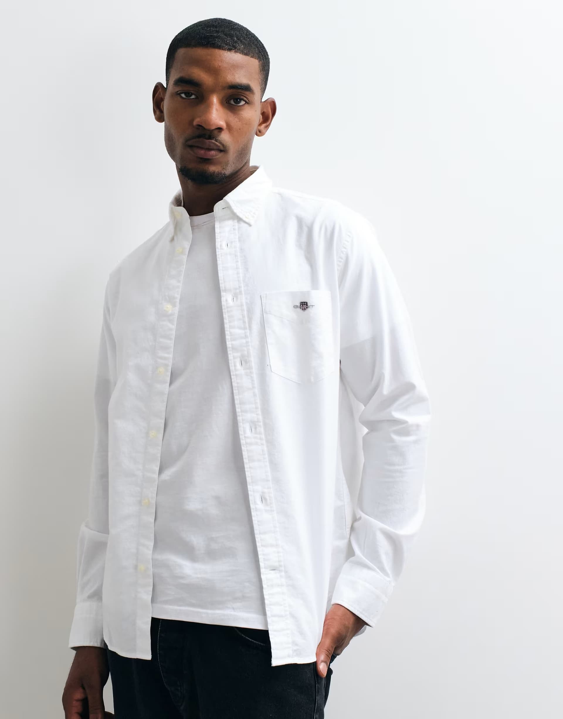 ASOS ASOS Gant White Regular Fit Classic Oxford Shirt
