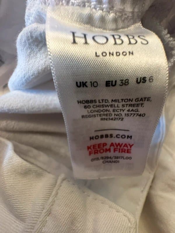 Hobbs Hobbs stretch white jeans