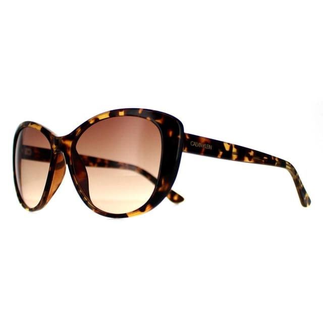 Calvin Klein CALVIN KLEIN Women's Cat Eye Tortoise Brown Gradient CK19560S - 2