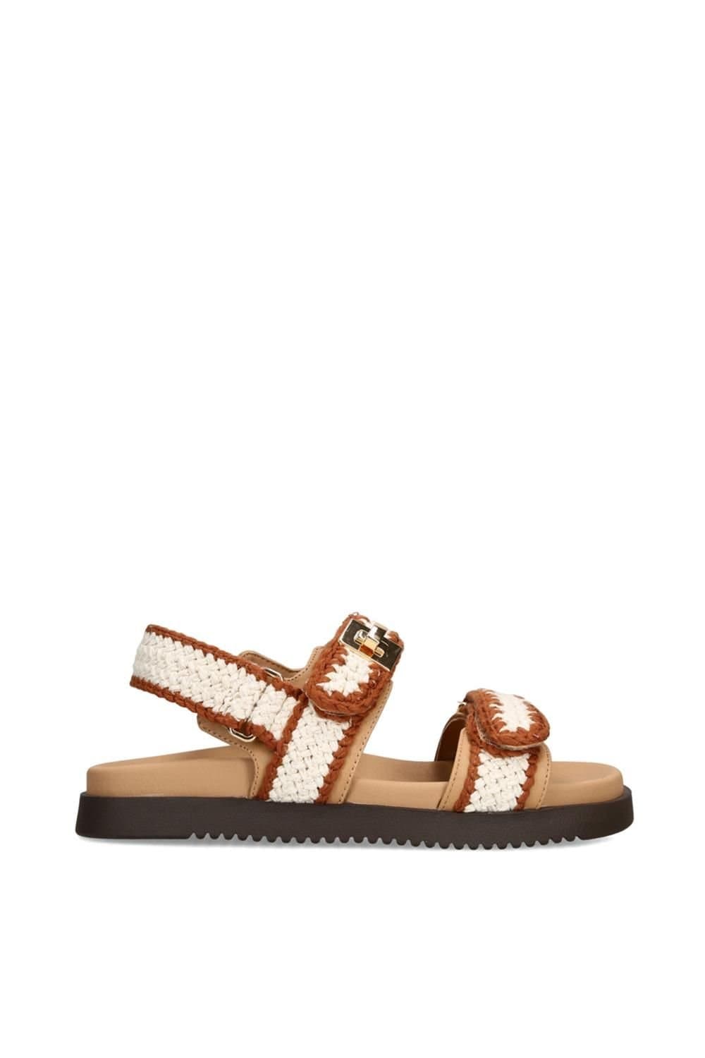 Steve Madden STEVE MADDEN Women's 'Mona Sandal Tan' Sandals in Light Brown