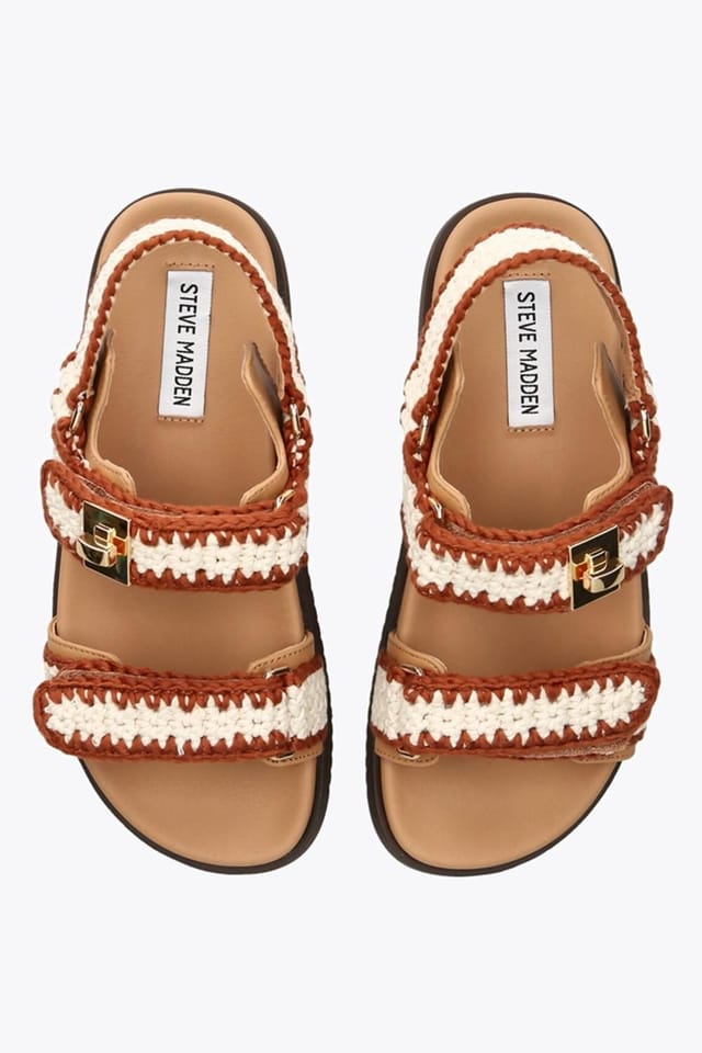 Steve Madden STEVE MADDEN Women's 'Mona Sandal Tan' Sandals in Light Brown - 2