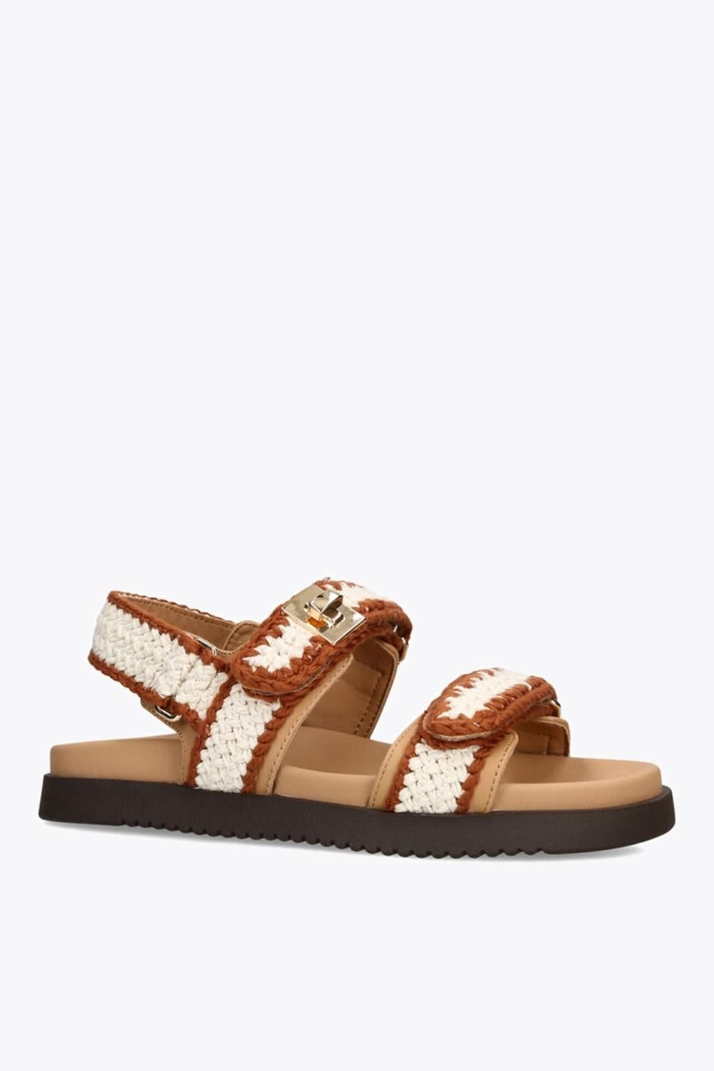 Steve Madden STEVE MADDEN Women's 'Mona Sandal Tan' Sandals in Light Brown - 4
